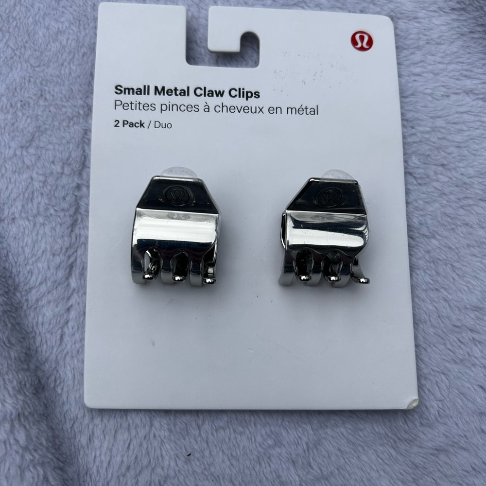 NWT Lululemon Small Metal Claw Clips